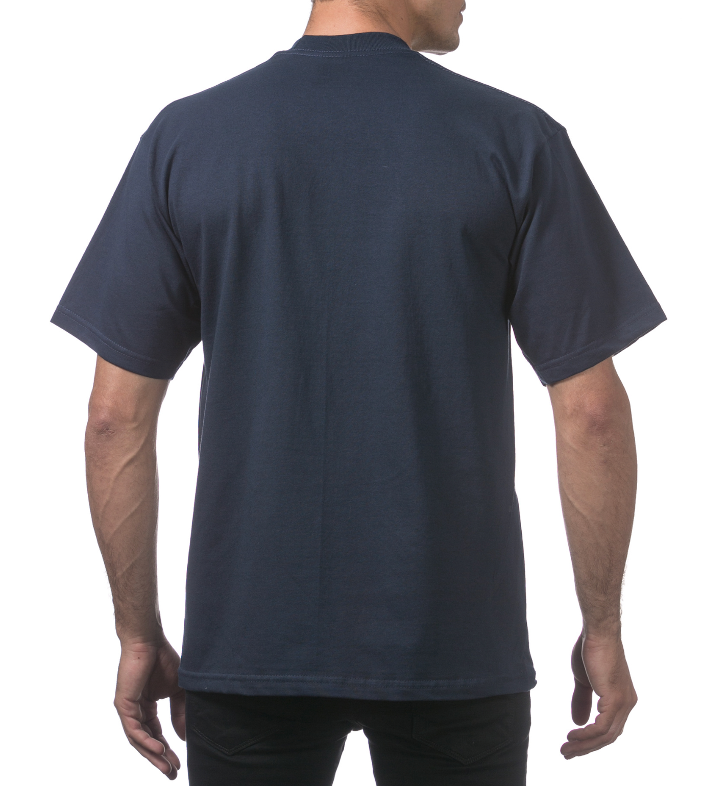 NAVY PRO CLUB HEAVYWEIGHT TEE
