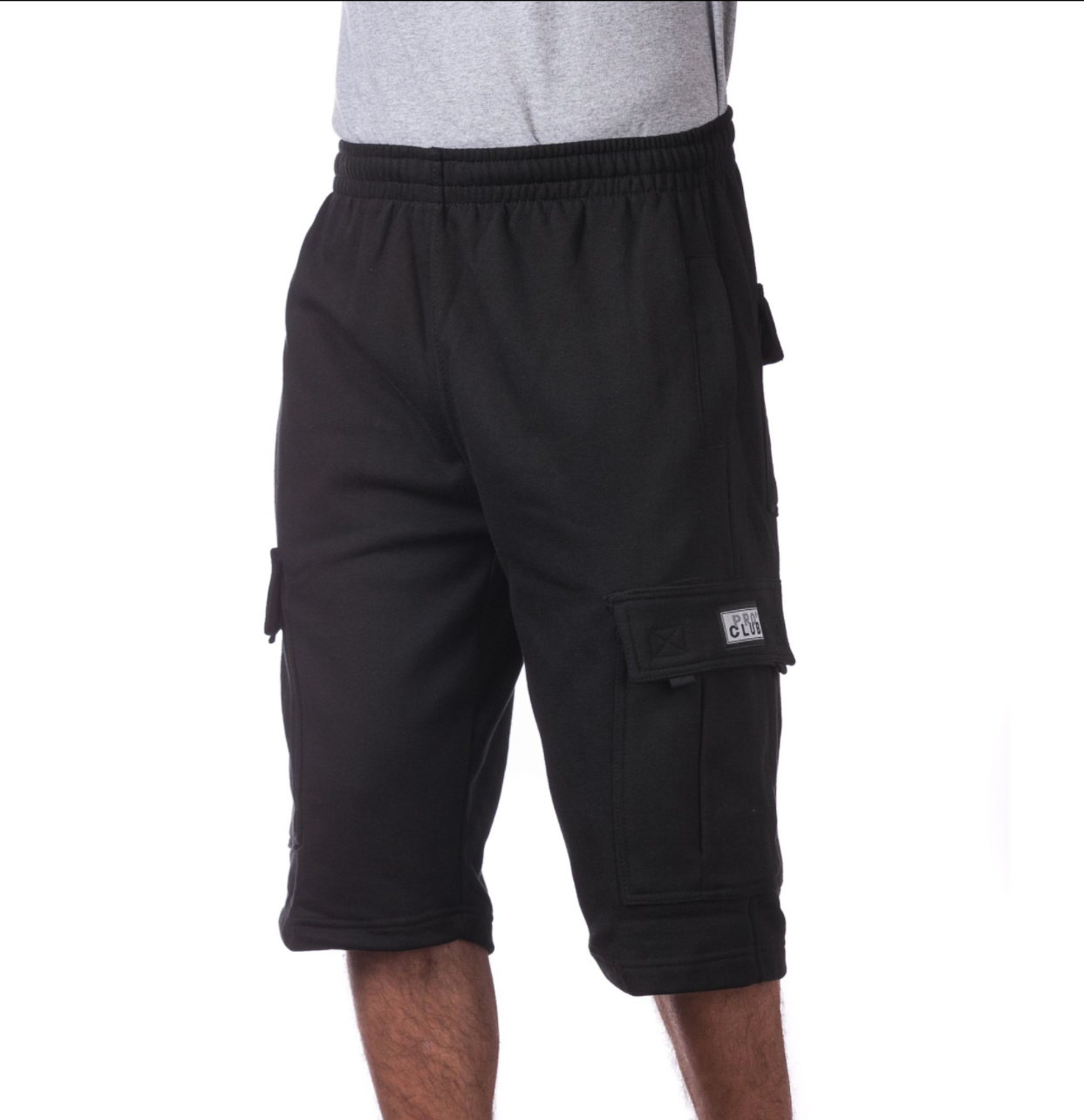 PRO CLUB FLEECE CARGO SHORTS