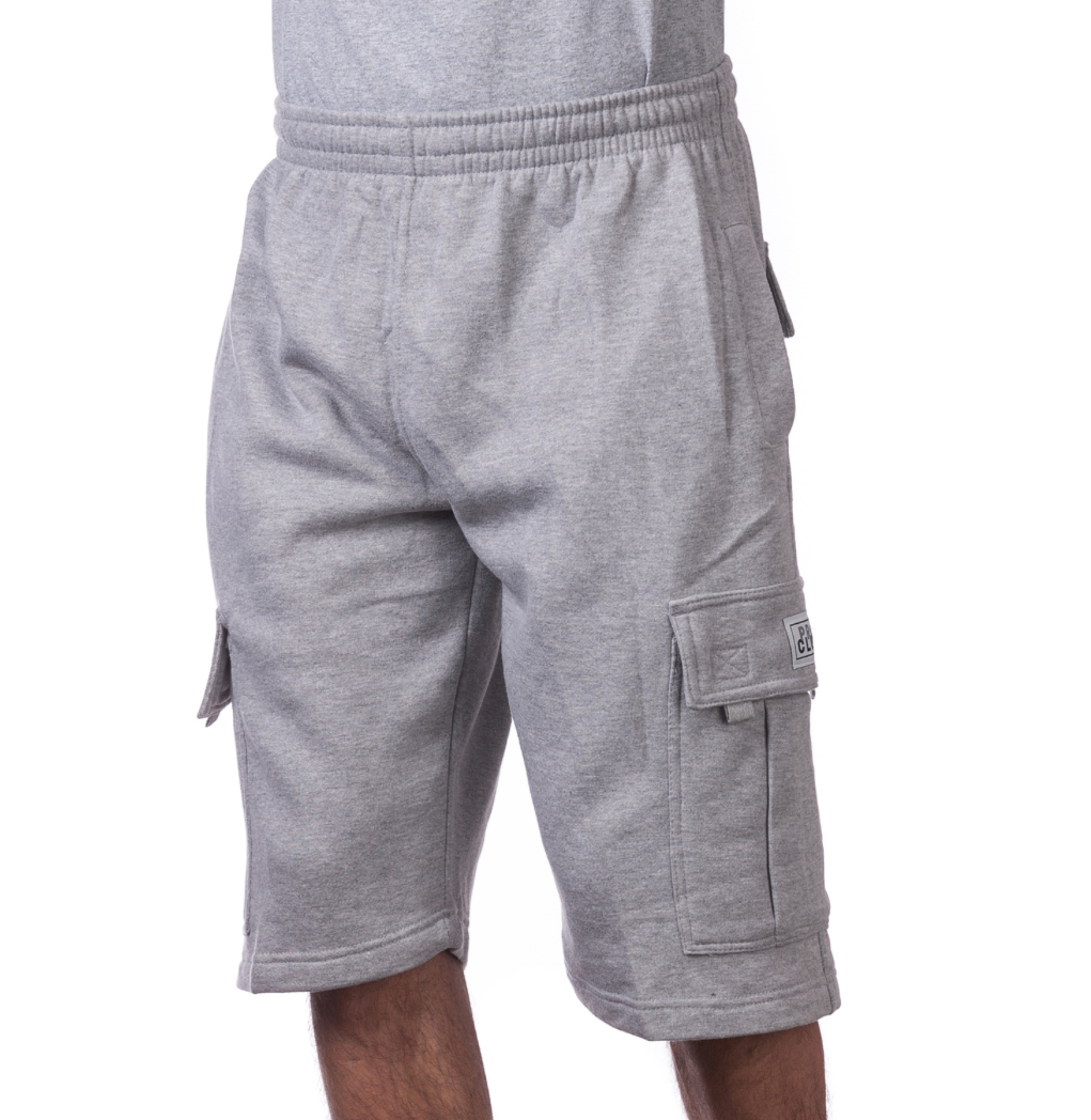 PRO CLUB FLEECE CARGO SHORTS