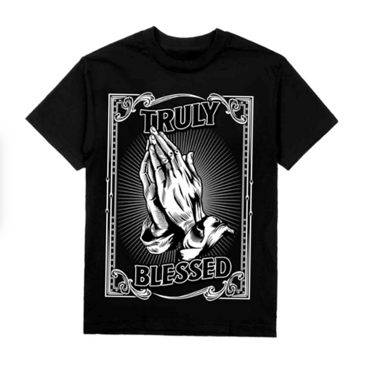 TRULY BLESSED TEE BLACK